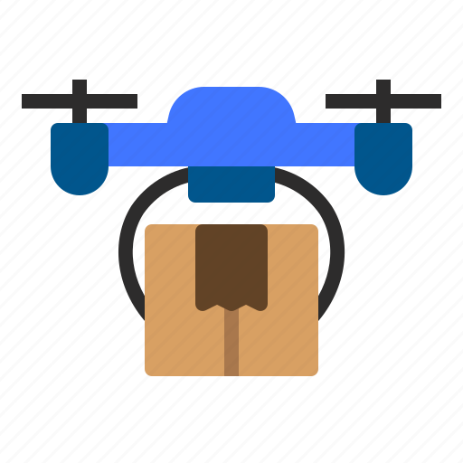 Delivery, drone, logistic, online, package, shipping icon - Download on Iconfinder