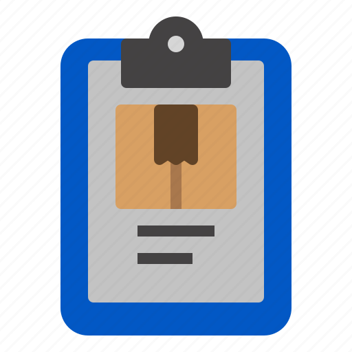 Clipboard, delivery, logistic, package, report icon - Download on Iconfinder