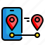 gps, navigation, pin, direction, location, mobile 