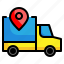 truck, delivery, transport, vehicle, auto, gps, navigation 