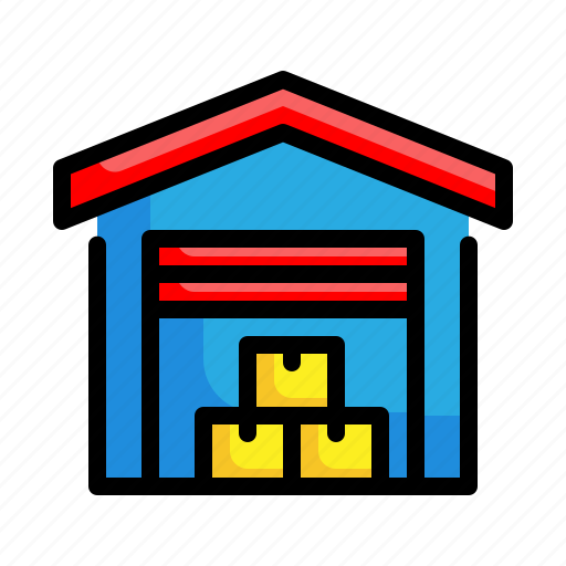 Warehouse, delivery, shipping, cargo, logistic, package, parcel icon - Download on Iconfinder