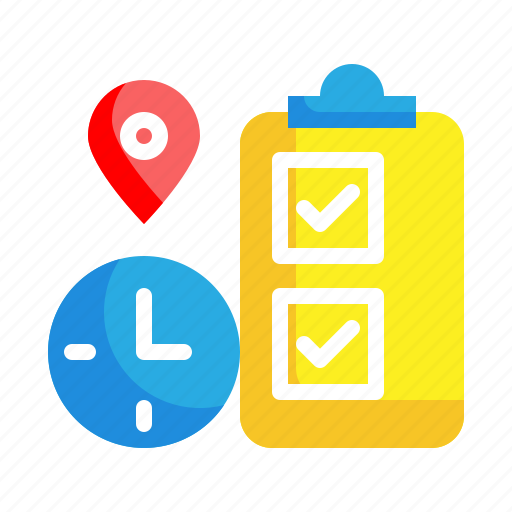 Checklist, report, gps, location, pin, statistics icon - Download on Iconfinder