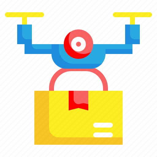 Drone, delivery, package, box, shipping, logistic, parcel icon - Download on Iconfinder