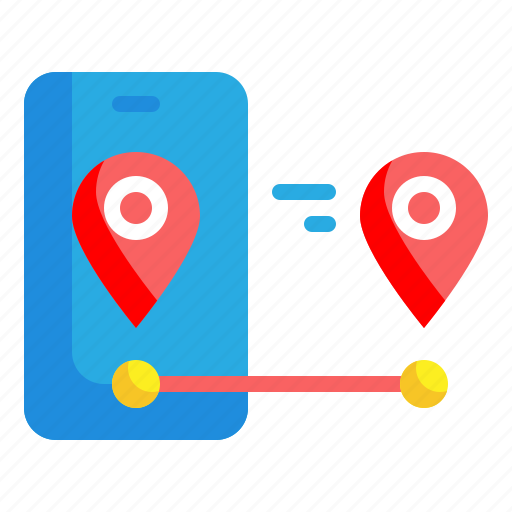 Mobile, tracking, delivery, location, pin, navigation, gps icon - Download on Iconfinder