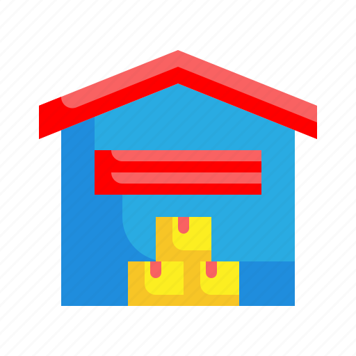 Warehouse, storage, delivery, shipping, box, transport icon - Download on Iconfinder