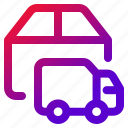 package, truck, transportation, delivery, vehicle