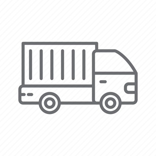 Delivery, shipping, box, package, truck, logistic icon - Download on Iconfinder