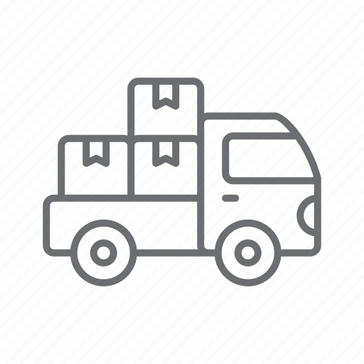 Delivery, shipping, box, package, truck, logistics icon - Download on Iconfinder