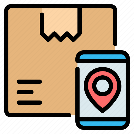 Delivery, mobile, online, package, shipping, smartphone, tracking icon - Download on Iconfinder