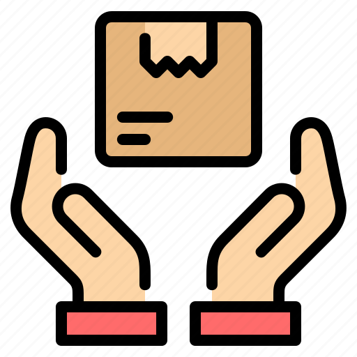 Box, delivery, hand, hands, pack, package, packing icon - Download on Iconfinder