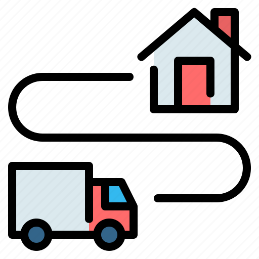 Delivery, map, road, route, shipping, track, tracking icon - Download on Iconfinder