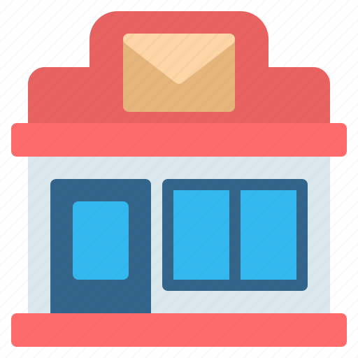 Building, letter, mail, office, post, postal, service icon - Download on Iconfinder