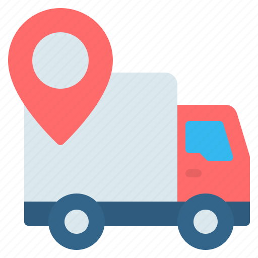 Cargo, delivery, location, placeholder, shipping, tracking, truck icon - Download on Iconfinder