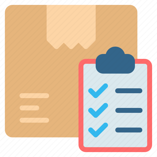 Box, check, checklist, clipboard, list, package, packing icon - Download on Iconfinder