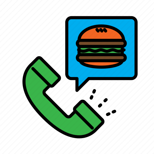 Call, call center, delivery, food, hamburger, order, service icon - Download on Iconfinder