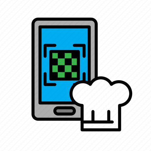Delivery, food, mobile, order, qr, qr code, smart pay icon - Download on Iconfinder