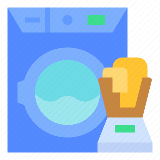 Balance, basket, laundry, scale, weight icon - Download on Iconfinder