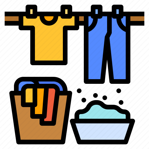 Basket, clothes, drying, laundry, washing icon - Download on Iconfinder