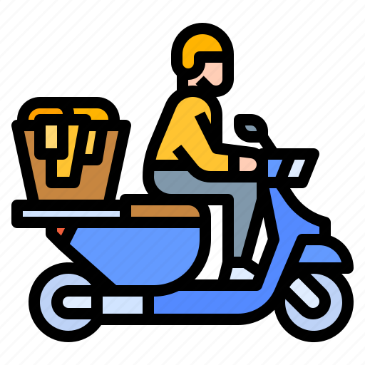 Deliver, delivery, laundry, scooter, washing icon - Download on Iconfinder