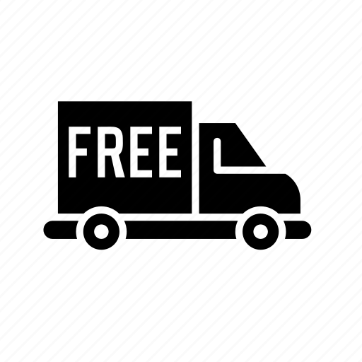 Courier, free delivery, shipping, transport, truck, van icon - Download on Iconfinder