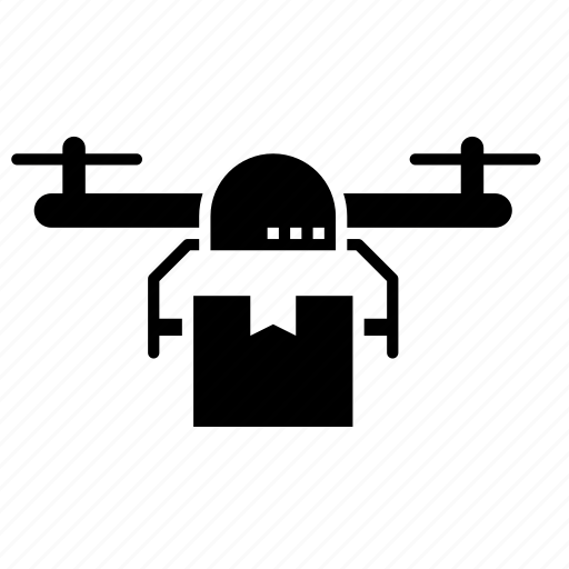 Delivery, drone, drone delivery, package, transport, vehicle icon - Download on Iconfinder