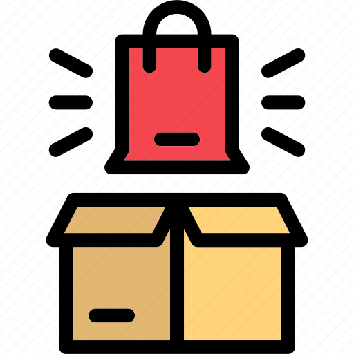 Shopping, bag, box, ecommerce, purchase icon - Download on Iconfinder