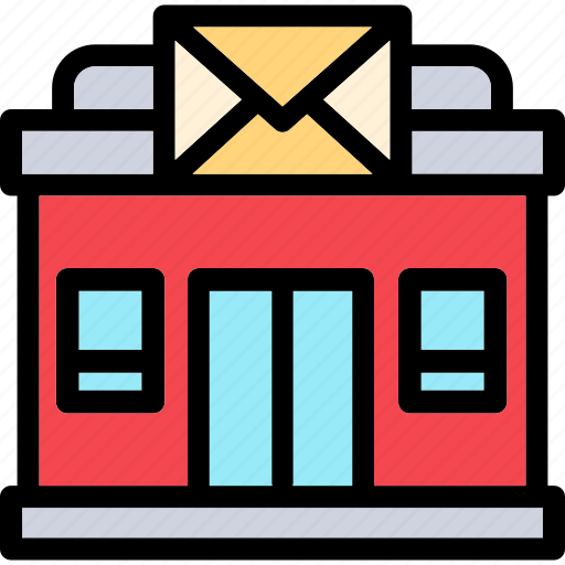Post, office, building, delivery, mail icon - Download on Iconfinder