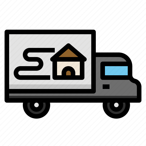 Courier, home, interior, moving, relocation, residential, service icon - Download on Iconfinder