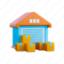 .png, warehouse, storehouse, parcel house, package house, parcel storage, package storage, parcel garage, house 