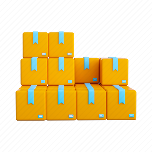 .png, packages, boxes, parcel, overflow, product, shipment 3D illustration - Download on Iconfinder