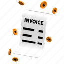 invoice, shopping, check, bill, money, receipt 