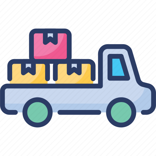 Cargo, delivery, pickup, shipping, transport, truck, van icon - Download on Iconfinder