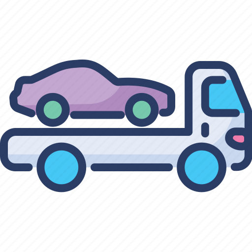Car, delivery, evacuate, service, shipping, tow, truck icon - Download on Iconfinder