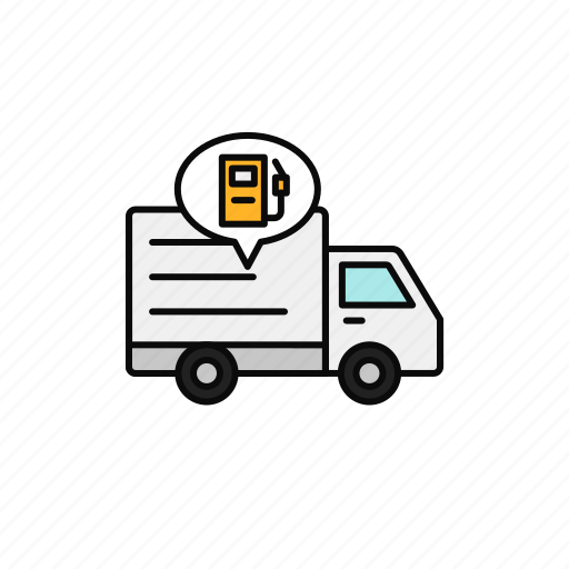 Delivery, fuel, gas, oil, refuel, shipment, truck icon - Download on Iconfinder