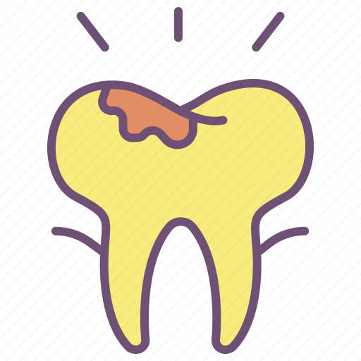 Decay, tooth icon - Download on Iconfinder on Iconfinder