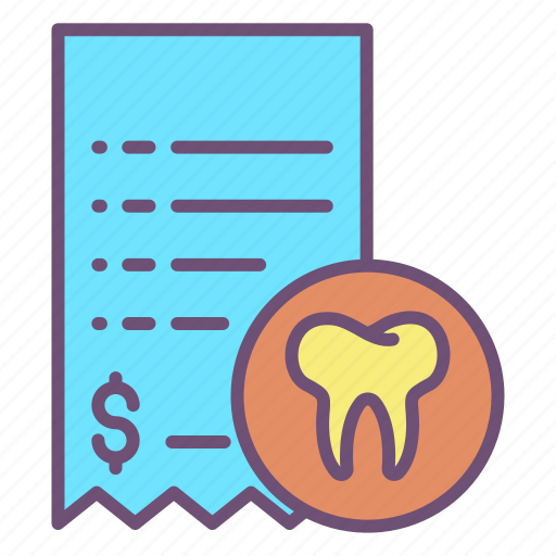 Dental, bill icon - Download on Iconfinder on Iconfinder