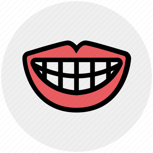 Dental, dentist, lips, mouth, smile, teeth, tooth icon - Download on Iconfinder