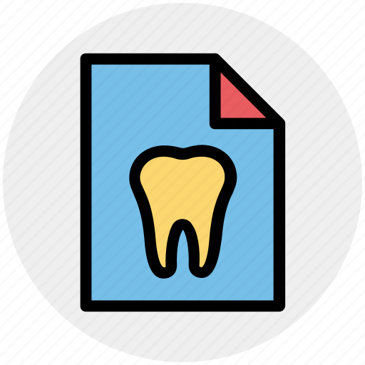 Care, case, dental, list, paper, record, tooth icon - Download on Iconfinder