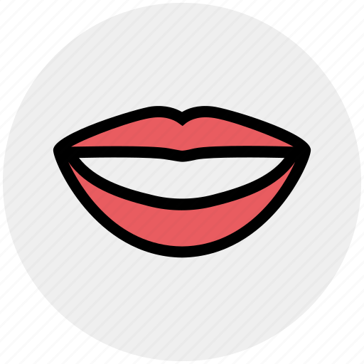 Female lips, lips, mouth, smile, smiling, smiling lips icon - Download on Iconfinder
