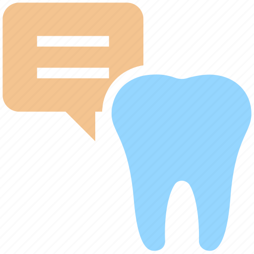 Chat, dental, dental care, dentistry dialogue, health, stomatology icon - Download on Iconfinder
