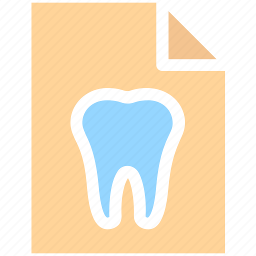 Care, case, dental, paper, record, tooth icon - Download on Iconfinder