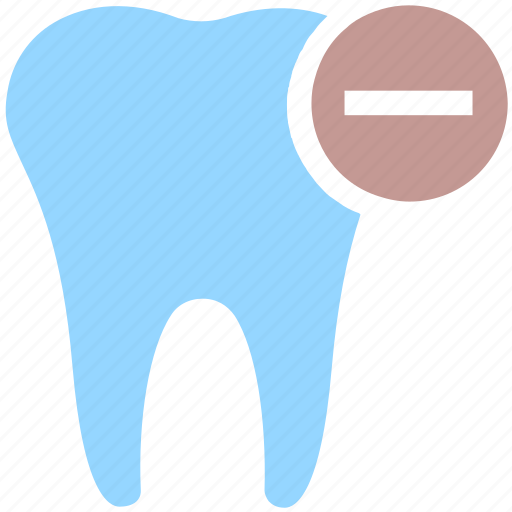 Care, dental, hum, minus, remove, tooth icon - Download on Iconfinder