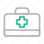 aid, briefcase, healthcare, kit, medicalbag 