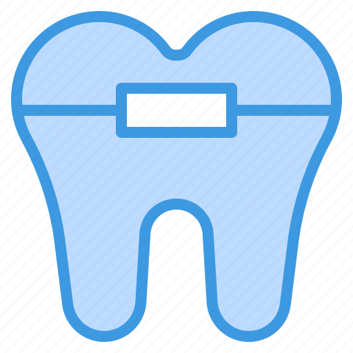 Braces, dental, dentist, medical, tooth icon - Download on Iconfinder