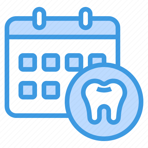 Calendar, checkup, dental, dentist, medical, tooth icon - Download on Iconfinder