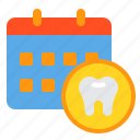 calendar, checkup, dental, dentist, medical, tooth