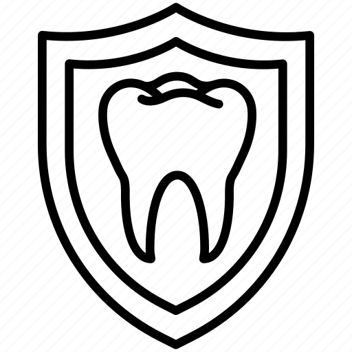 Shield, dental, protection, teeth, tooth, care icon - Download on Iconfinder