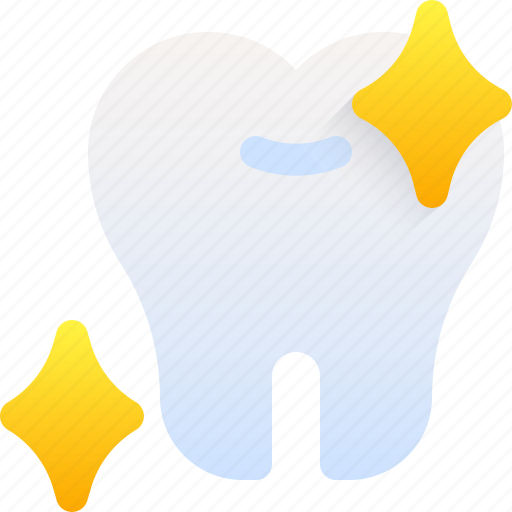 Tooth, shine, dental, bright, whitening icon - Download on Iconfinder