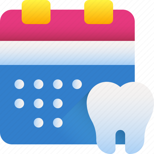 Schedule, medical appointment, date, calendar, tooth icon - Download on Iconfinder
