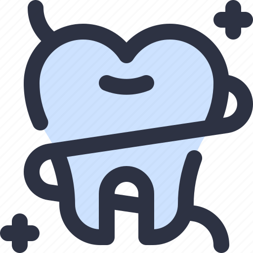 Floss, tooth, cleaner, dental icon - Download on Iconfinder